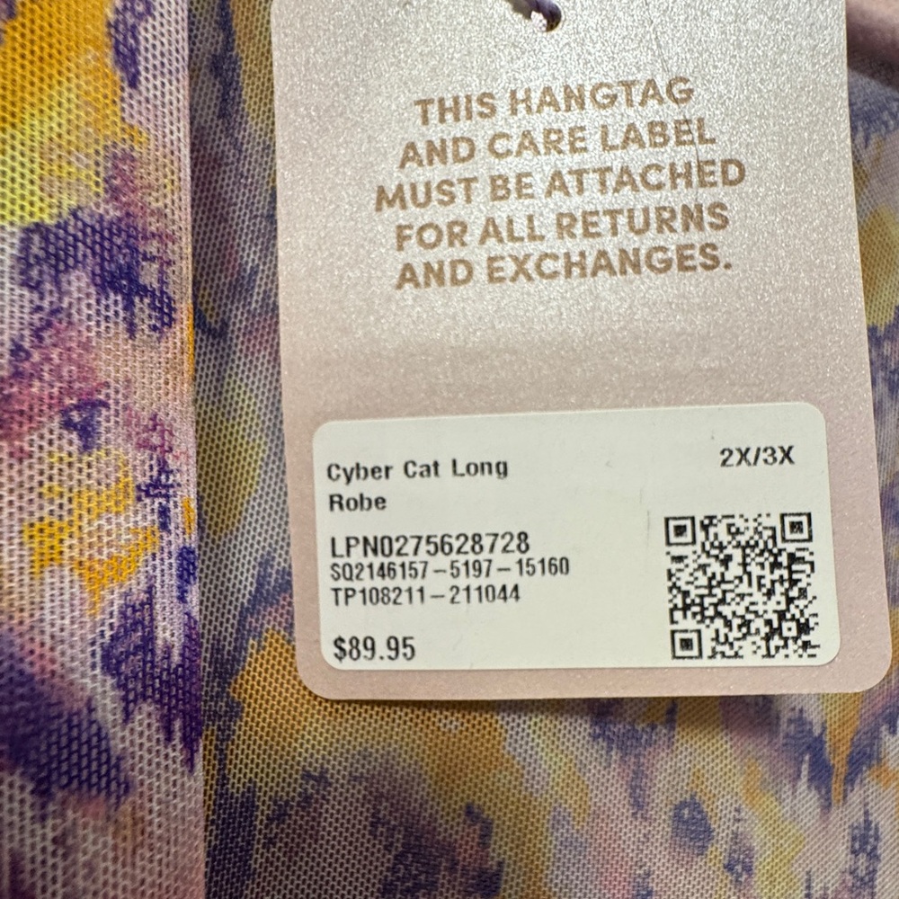 Savage X Fenty Multicolor Robe - Picture 4 of 6